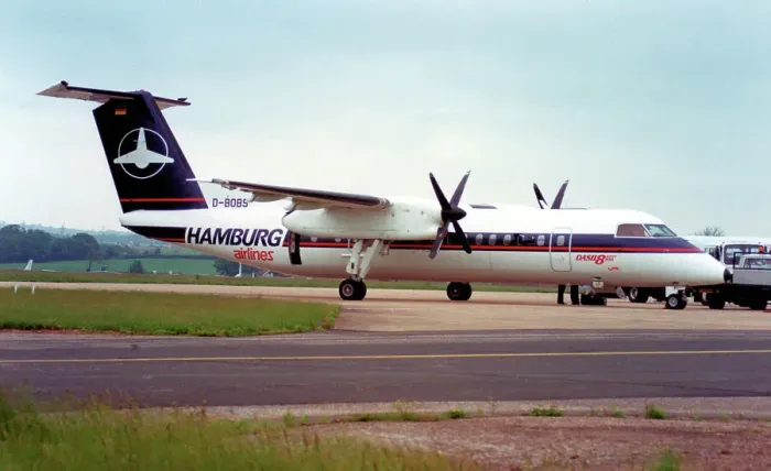 Framed Print : de Havilland Canada DHC-8 D-BOBS Framed Print : de Havilland Canada DHC-8 D-BOBS