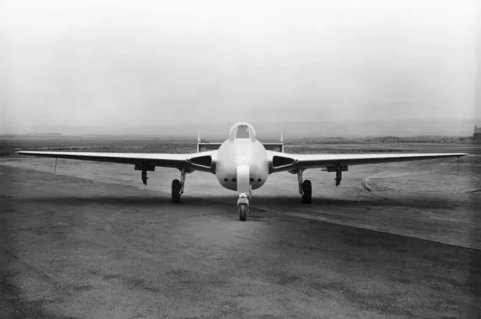 Framed Print : de Havilland DH-100 Vampire Framed Print : de Havilland DH-100 Vampire