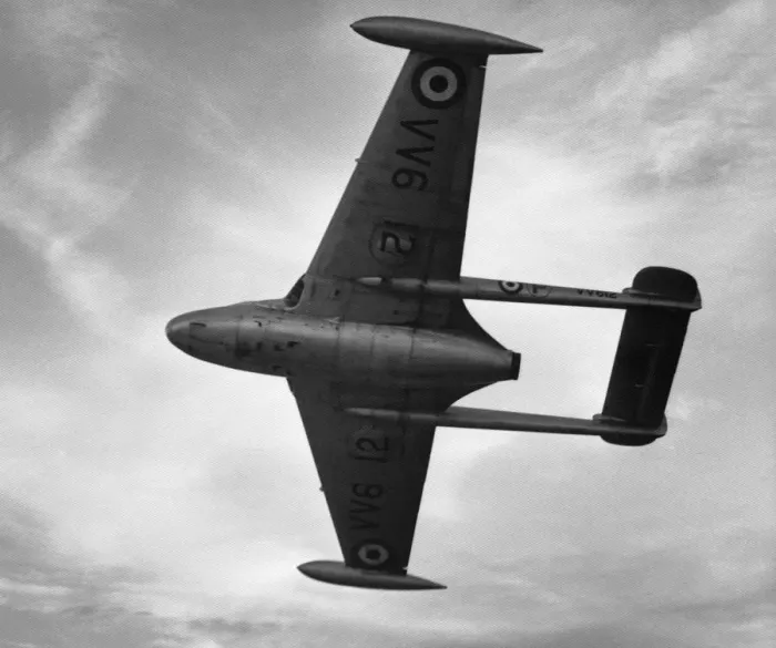 Framed Print : de Havilland DH-100 Vampire Framed Print : de Havilland DH-100 Vampire
