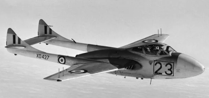 Framed Print : de Havilland DH-100 Vampire Framed Print : de Havilland DH-100 Vampire