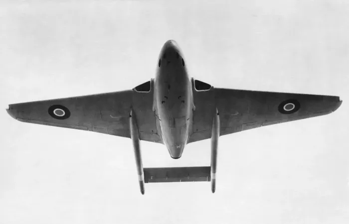 Framed Print : de Havilland DH-100 Vampire Framed Print : de Havilland DH-100 Vampire