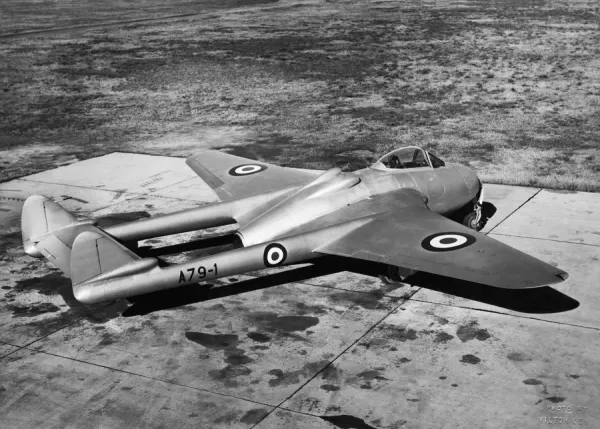 De Havilland Dh 115 Vampire F 30 Print Poster Prints