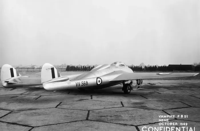Framed Print : de Havilland DH-115 Vampire FB-51 Framed Print : de Havilland DH-115 Vampire FB-51