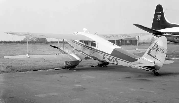 Framed Print : de Havilland DH. 89B Dominie G-AKRS Framed Print : de Havilland DH. 89B Dominie G-AKRS