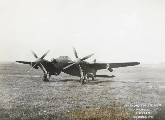 Framed Print : de Havilland DH-98 Sea Mosquito TR-33 Framed Print : de Havilland DH-98 Sea Mosquito TR-33