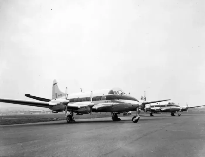 Framed Print : de Havilland DH114 Herons XM295 and XM296 Framed Print : de Havilland DH114 Herons XM295 and XM296