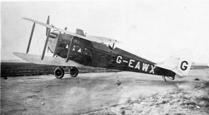 Framed Print : de Havilland DH18B G-EAWX Framed Print : de Havilland DH18B G-EAWX