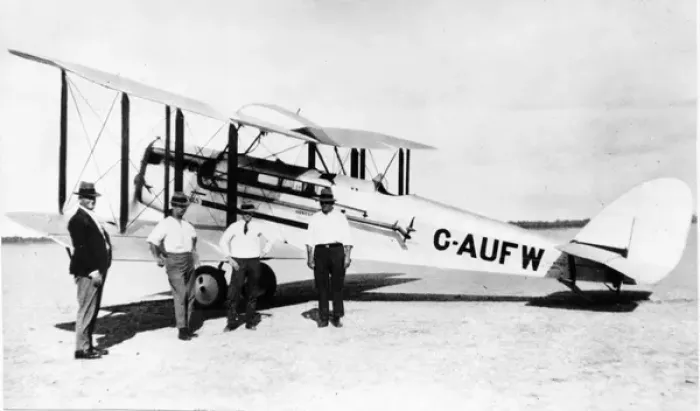 Framed Print : De Havilland DH50 (aft, on the ground) of Qantas Framed Print : De Havilland DH50 (aft, on the ground) of Qantas