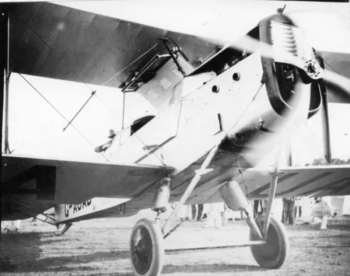 Framed Print : de Havilland DH50A G-AUAB Framed Print : de Havilland DH50A G-AUAB
