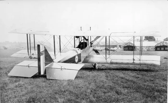 Framed Print : de Havilland DH6 A9617 Framed Print : de Havilland DH6 A9617