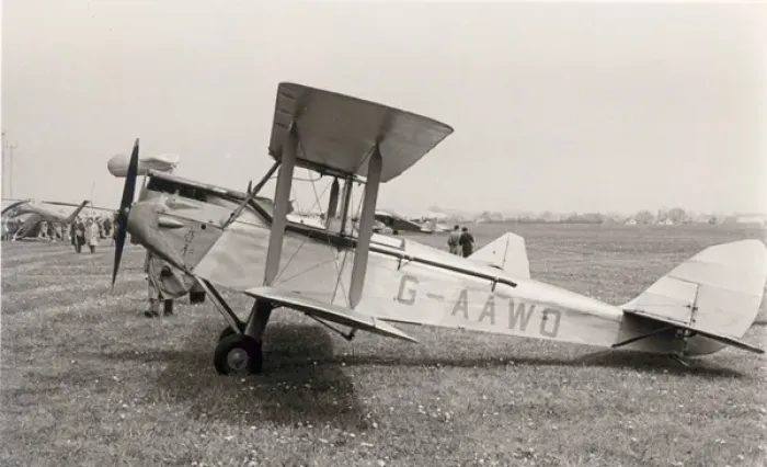 Framed Print : de Havilland DH60G Gipsy Moth, G-aWO Framed Print : de Havilland DH60G Gipsy Moth, G-aWO