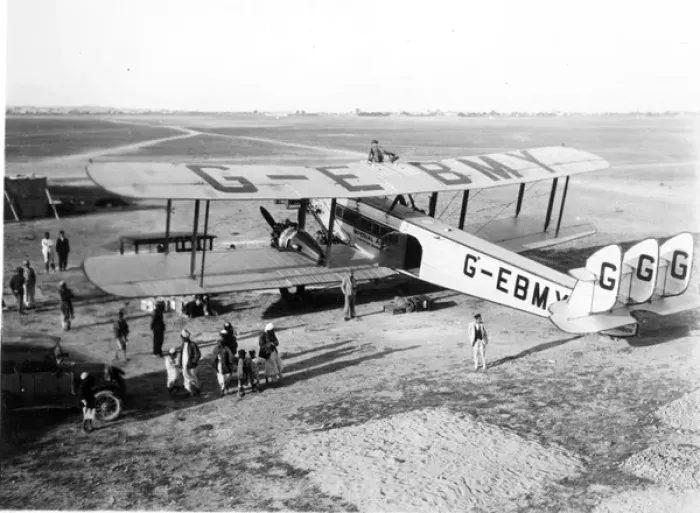 Framed Print : de Havilland DH66 Hercules G-EBMY City of Baghdad