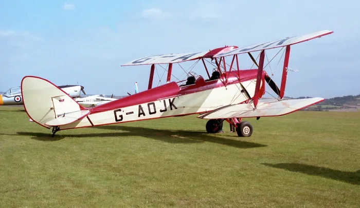 Framed Print : de Havilland DH.82A Tiger Moth G-AOJK Framed Print : de Havilland DH.82A Tiger Moth G-AOJK