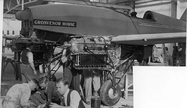 The third de Havilland DH88 Comet G-ACSS Grosvenor House