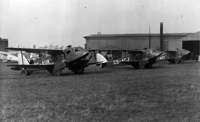 Framed Print : Three de Havilland DH89 Dragon Rapides CS-ADI CS-ADJ Framed Print : Three de Havilland DH89 Dragon Rapides CS-ADI CS-ADJ