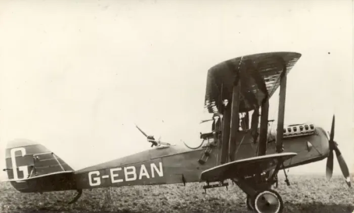 Framed Print : de Havilland DH9A, G-EBAN Framed Print : de Havilland DH9A, G-EBAN