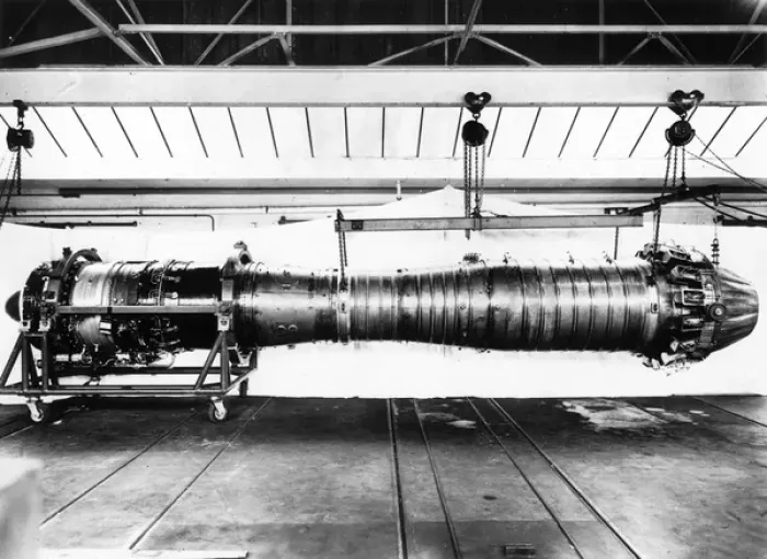 Framed Print : de Havilland Gyron turbojet with reheat tailpipe Framed Print : de Havilland Gyron turbojet with reheat tailpipe