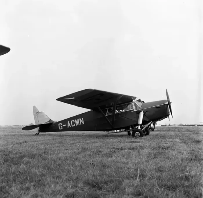 Framed Print : De Havilland Leopard Moth G-ACMN private Blackbushe 1962 Framed Print : De Havilland Leopard Moth G-ACMN private Blackbushe 1962