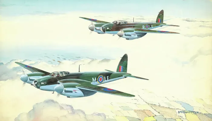 Framed Print : De Havilland Mosquitos Framed Print : De Havilland Mosquitos