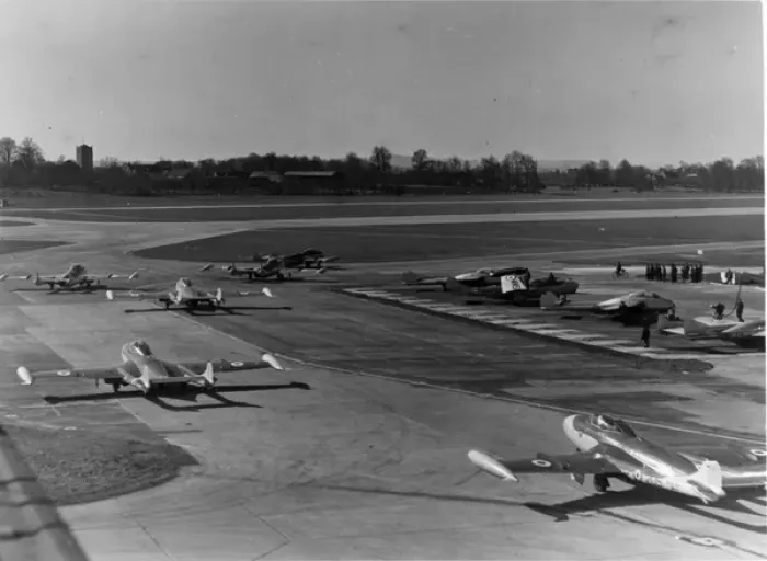 Framed Print : de Havilland Sea Venoms Framed Print : de Havilland Sea Venoms