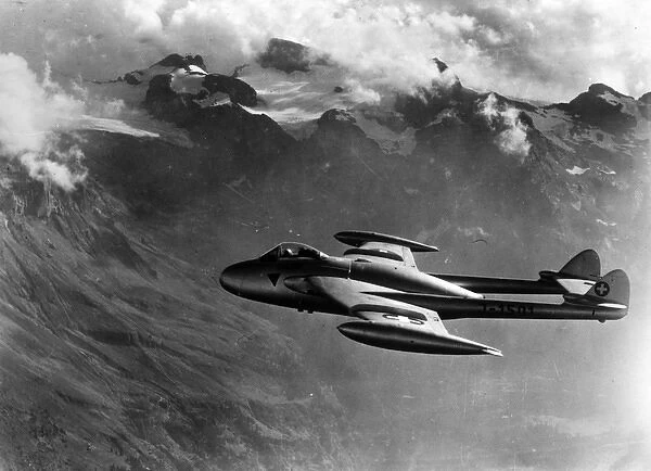 de Havilland Venom FB1 J-1503 of the Swiss Air Force