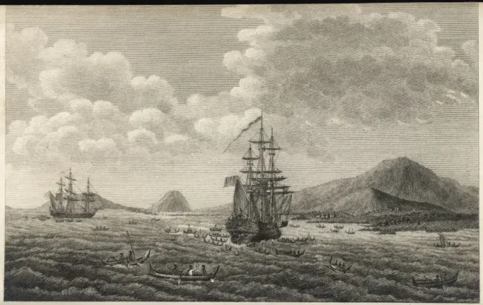 Framed Print : Hawaii / Mowee 1785 Framed Print : Hawaii / Mowee 1785