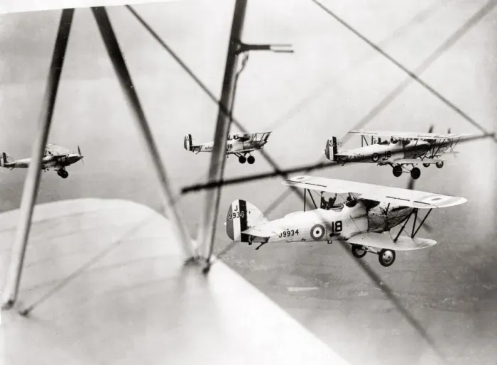 Framed Print : Hawker Hart day bombers, over Upper Heyford Framed Print : Hawker Hart day bombers, over Upper Heyford