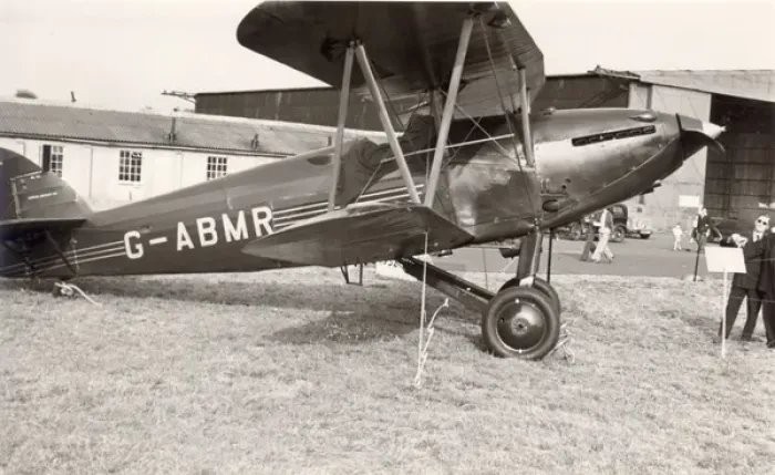 Framed Print : Hawker Hart II, G-ABMR, in post-war racing colours Framed Print : Hawker Hart II, G-ABMR, in post-war racing colours