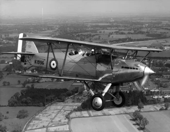 Framed Print : Hawker Hart Trainer K1996 Framed Print : Hawker Hart Trainer K1996