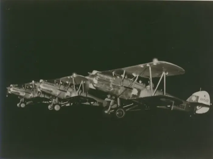 Framed Print : Three Hawker Hectors, including K8150