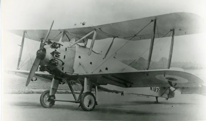 Framed Print : Hawker Hedgehog, N187 with modified undercarriage Framed Print : Hawker Hedgehog, N187 with modified undercarriage