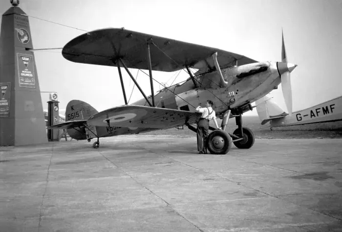 Framed Print : Hawker Hind Trainer K5515 Framed Print : Hawker Hind Trainer K5515
