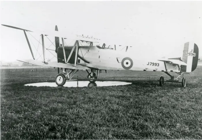 Framed Print : Hawker Horsley, J7993