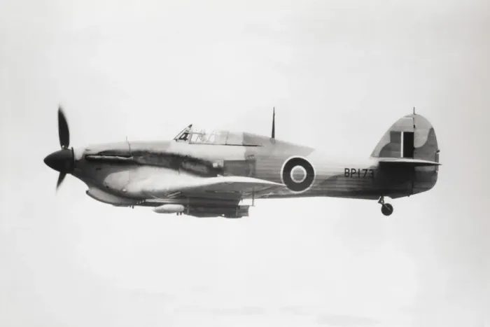 Framed Print : Hawker Hurricane Mk 2D Framed Print : Hawker Hurricane Mk 2D