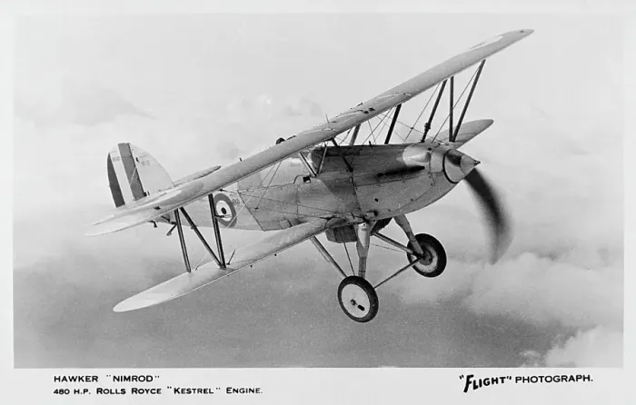 Framed Print : Hawker Nimrod British fighter biplane Framed Print : Hawker Nimrod British fighter biplane