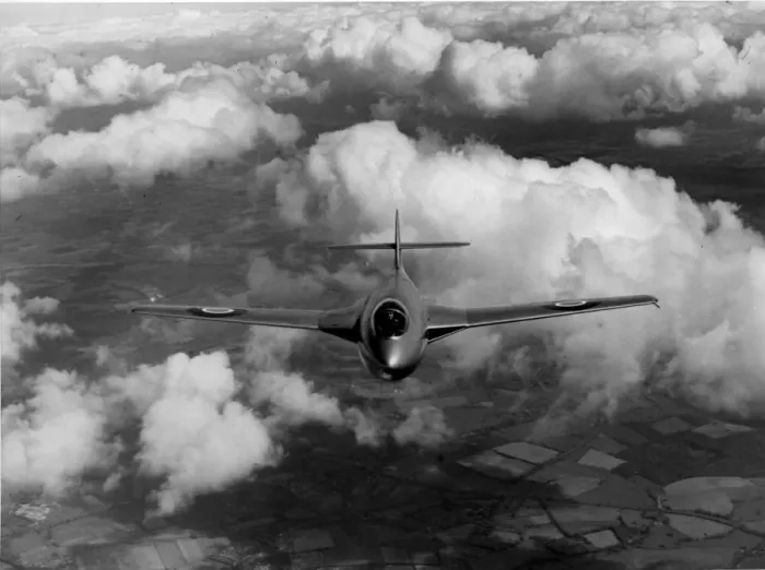 Framed Print : Hawker P1040 VP401 research aircraft Framed Print : Hawker P1040 VP401 research aircraft