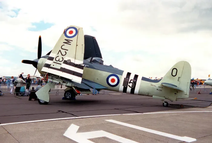 Framed Print : Hawker Sea Fury FB. 11 WJ231 Framed Print : Hawker Sea Fury FB. 11 WJ231