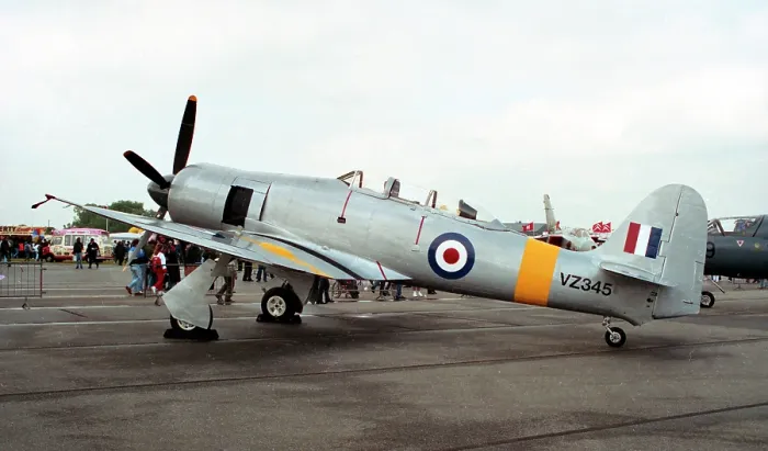 Framed Print : Hawker Sea Fury T.20S VZ345 Framed Print : Hawker Sea Fury T.20S VZ345