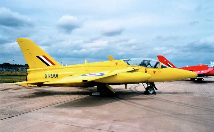 Framed Print : Hawker Siddeley Gnat T. 1 G-MOUR - XR991 Framed Print : Hawker Siddeley Gnat T. 1 G-MOUR - XR991