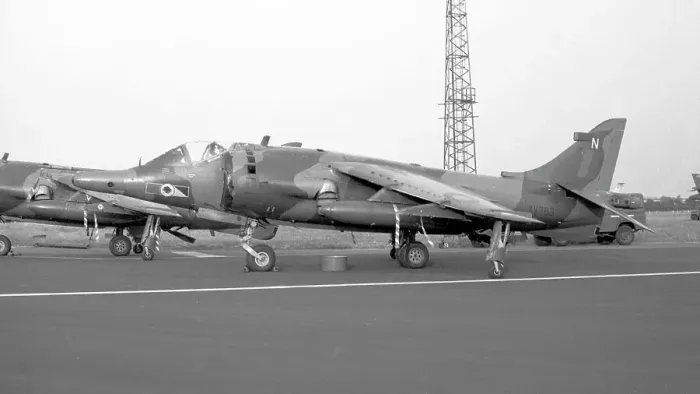 Framed Print : Hawker Siddeley Harrier GR. 3 XV783 N Framed Print : Hawker Siddeley Harrier GR. 3 XV783 N