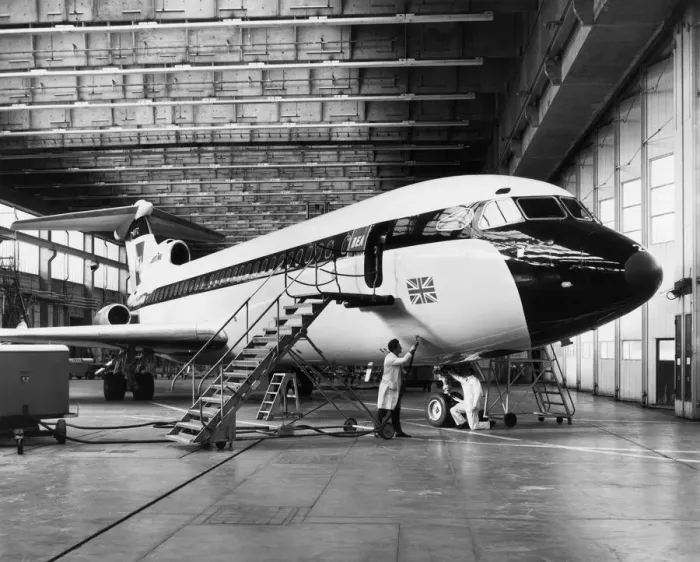 Framed Print : Hawker Siddeley HS-121 Trident 2E Framed Print : Hawker Siddeley HS-121 Trident 2E