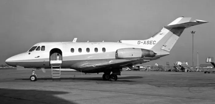 Framed Print : Hawker Siddeley HS-125-1 G-ASEC Framed Print : Hawker Siddeley HS-125-1 G-ASEC