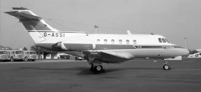 Framed Print : Hawker Siddeley HS-125-1 G-ASSI Framed Print : Hawker Siddeley HS-125-1 G-ASSI