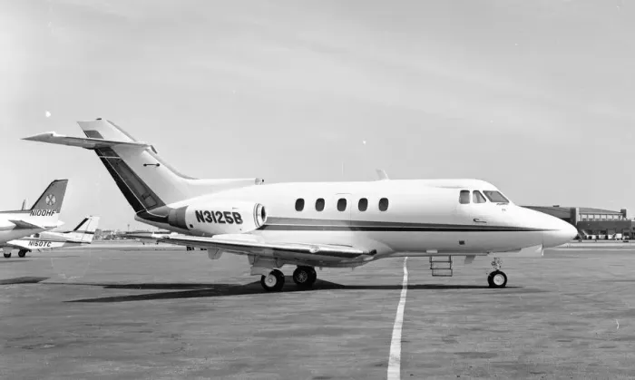Framed Print : Hawker Siddeley HS. 125-1A N3125B Framed Print : Hawker Siddeley HS. 125-1A N3125B