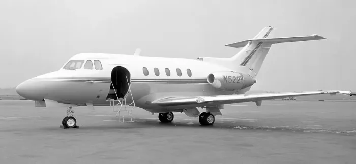 Framed Print : Hawker Siddeley HS. 125-3A / RA N522M Framed Print : Hawker Siddeley HS. 125-3A / RA N522M
