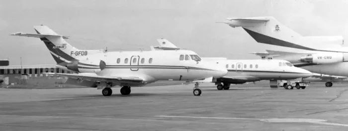 Framed Print : Hawker Siddeley HS-125-3B F-GFDB