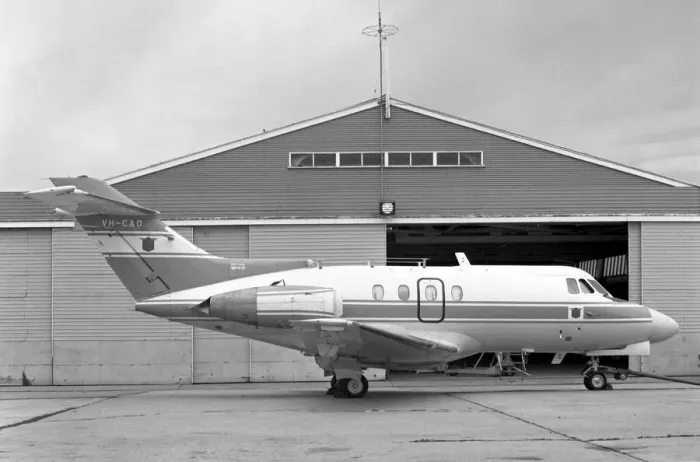 Framed Print : Hawker Siddeley HS. 125-3B VH-CAO Framed Print : Hawker Siddeley HS. 125-3B VH-CAO