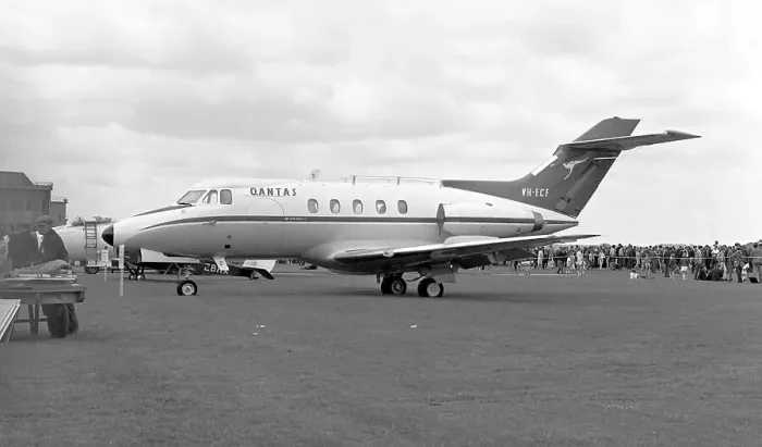 Framed Print : Hawker Siddeley HS. 125-3B VH-ECF Framed Print : Hawker Siddeley HS. 125-3B VH-ECF