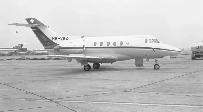 Framed Print : Hawker Siddeley HS-125-403B HB-VBZ Framed Print : Hawker Siddeley HS-125-403B HB-VBZ