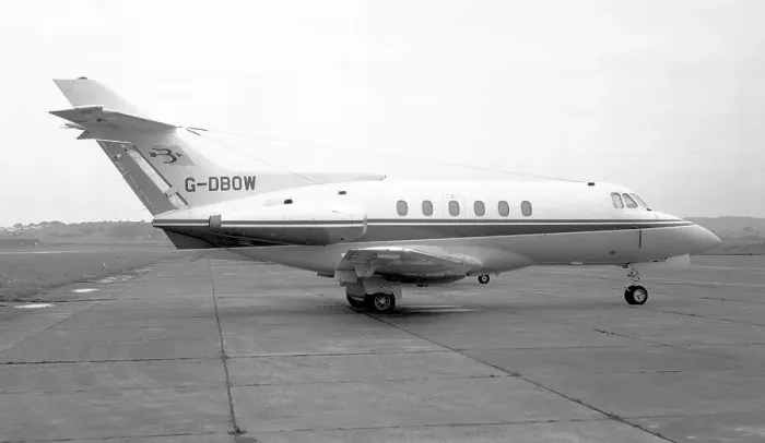 Framed Print : Hawker Siddeley HS. 125-600A G-DBOW Framed Print : Hawker Siddeley HS. 125-600A G-DBOW